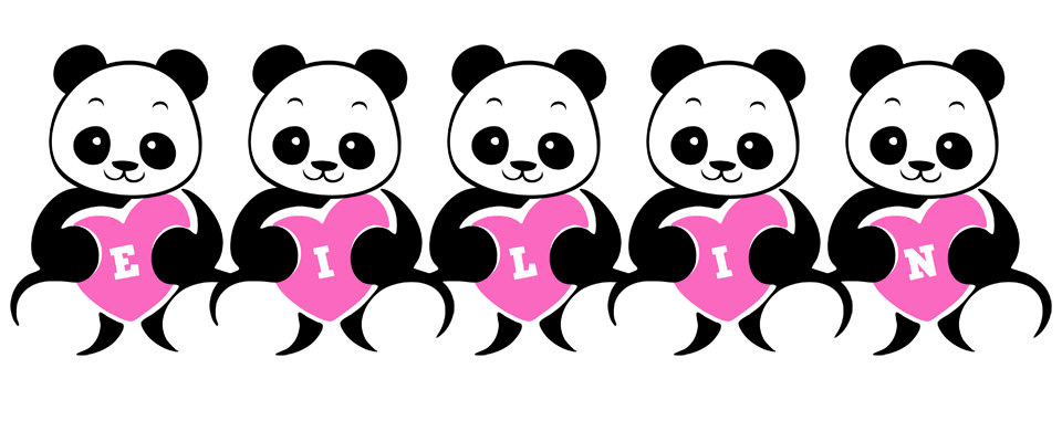Eilin love-panda logo