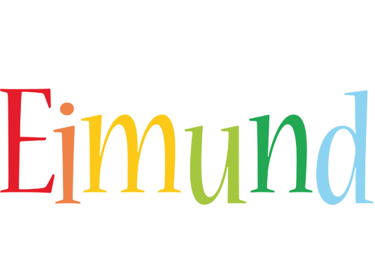 Eimund birthday logo