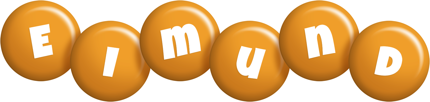 Eimund candy-orange logo