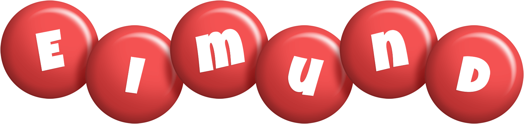 Eimund candy-red logo