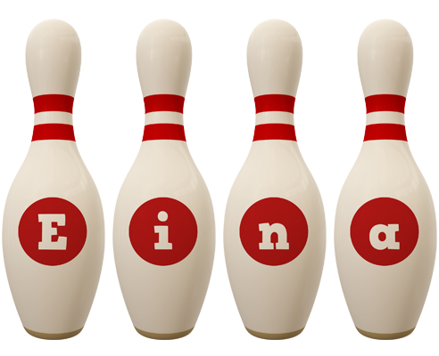 Eina bowling-pin logo