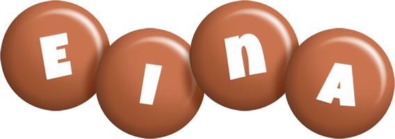 Eina candy-brown logo