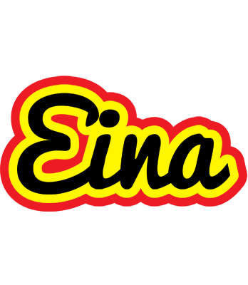 Eina flaming logo