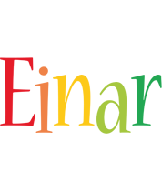 Einar birthday logo