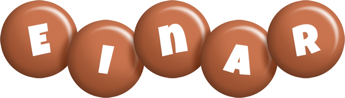 Einar candy-brown logo