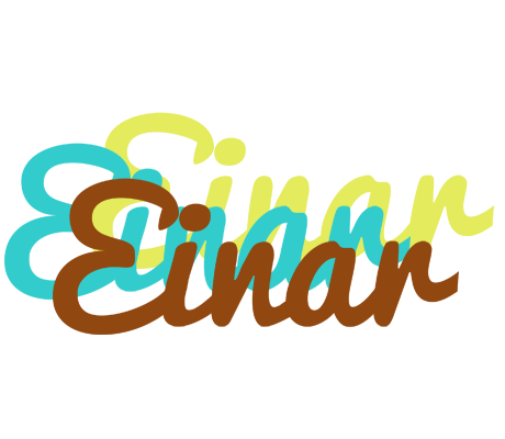 Einar cupcake logo