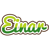 Einar golfing logo