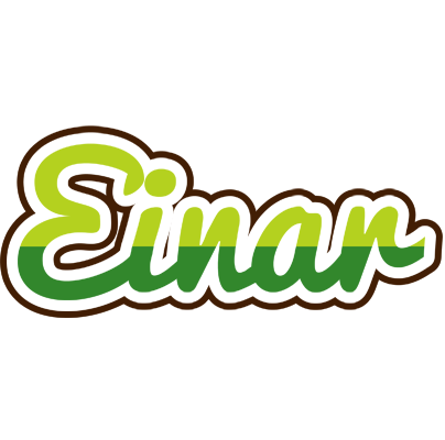 Einar golfing logo