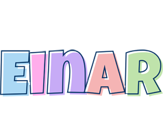 Einar pastel logo