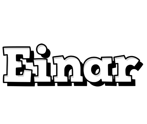 Einar snowing logo