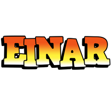 Einar sunset logo