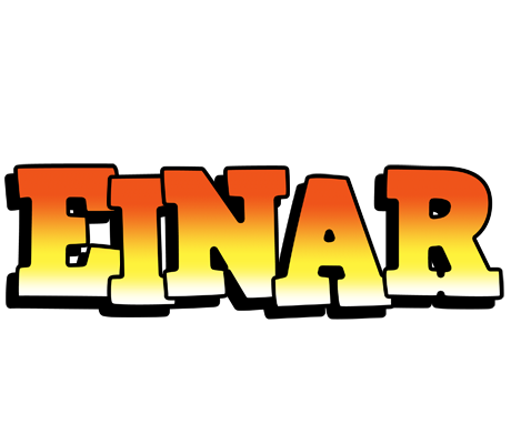 Einar sunset logo