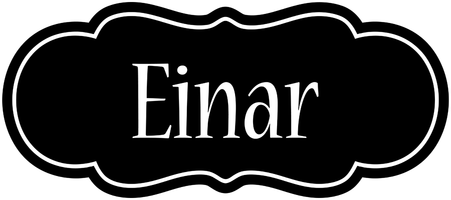 Einar welcome logo