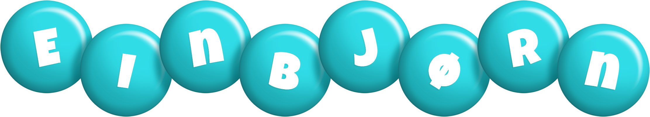 Einbjørn candy-azur logo