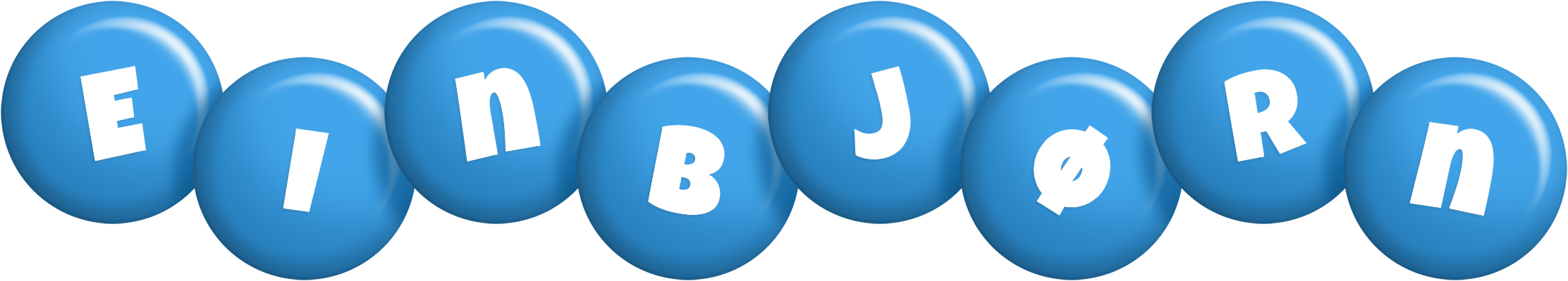 Einbjørn candy-blue logo