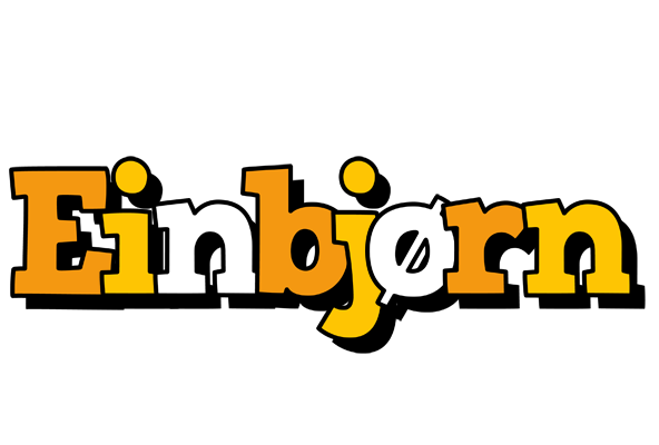 Einbjørn cartoon logo