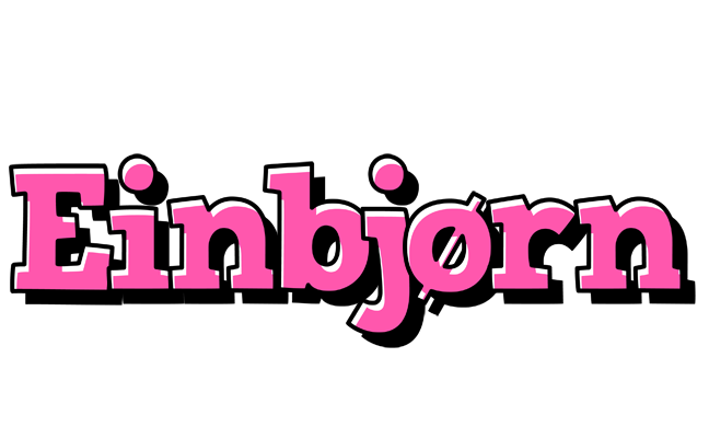 Einbjørn girlish logo