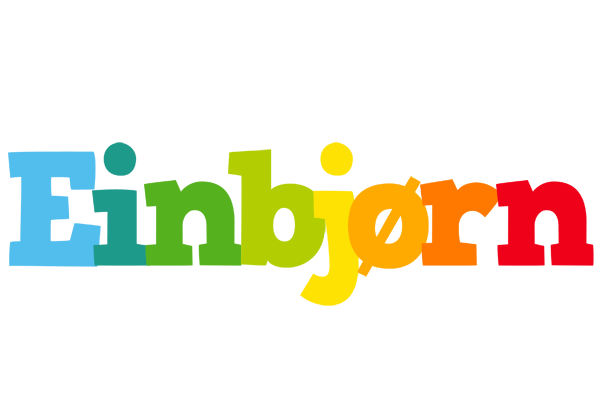 Einbjørn rainbows logo