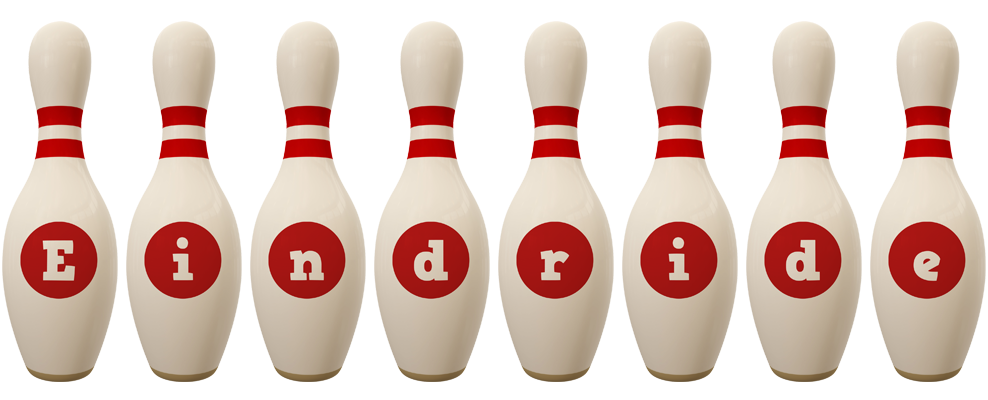 Eindride bowling-pin logo