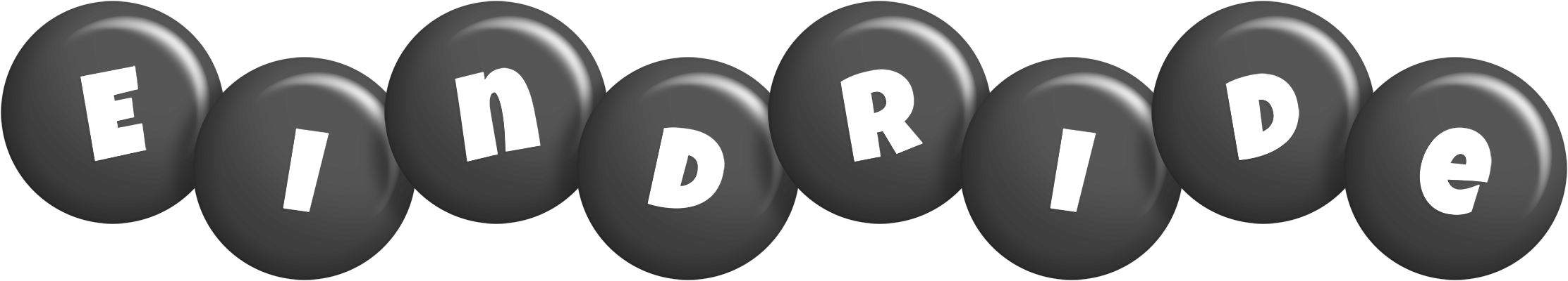 Eindride candy-black logo