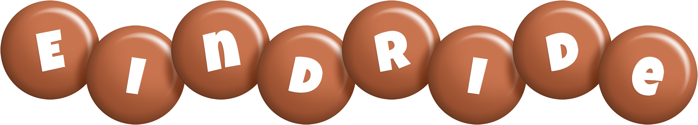Eindride candy-brown logo
