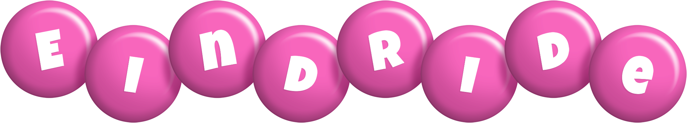 Eindride candy-pink logo