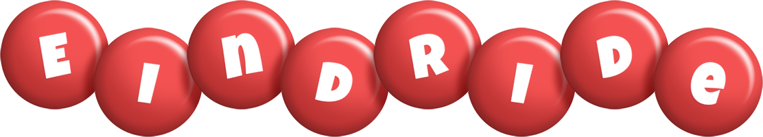 Eindride candy-red logo