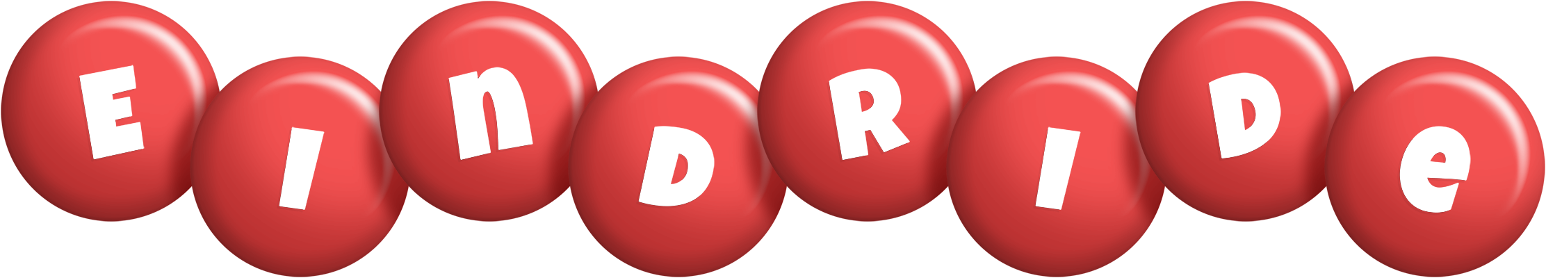 Eindride candy-red logo