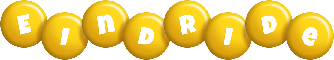 Eindride candy-yellow logo