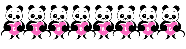 Eindride love-panda logo