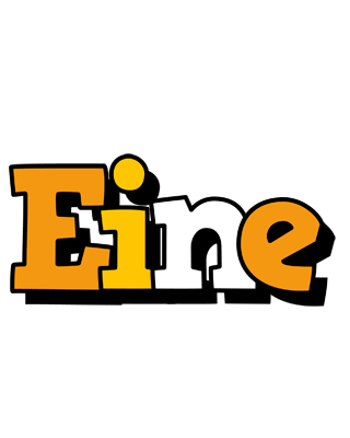 Eine cartoon logo
