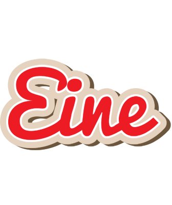 Eine chocolate logo