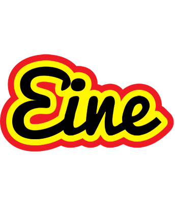Eine flaming logo