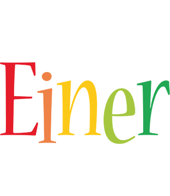 Einer birthday logo