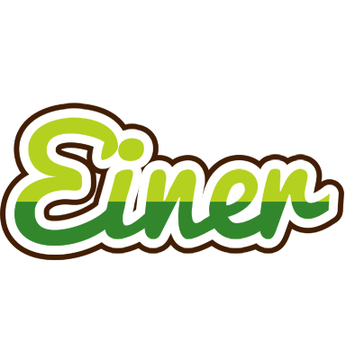 Einer golfing logo