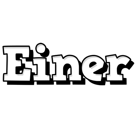 Einer snowing logo
