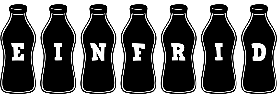 Einfrid bottle logo