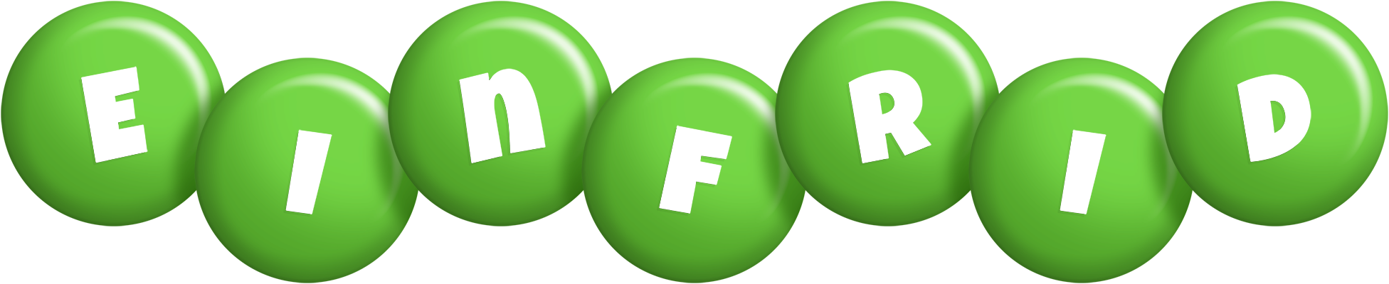 Einfrid candy-green logo