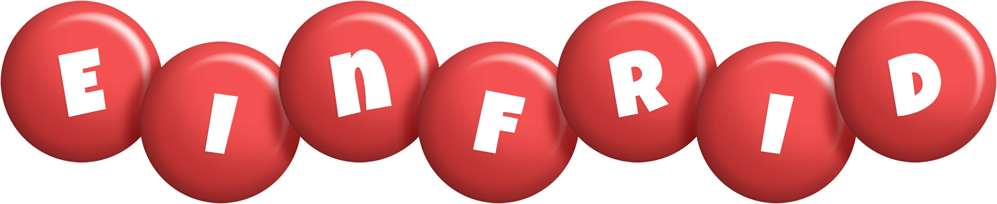 Einfrid candy-red logo