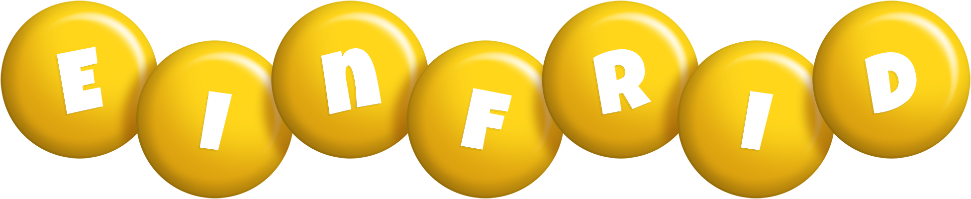 Einfrid candy-yellow logo