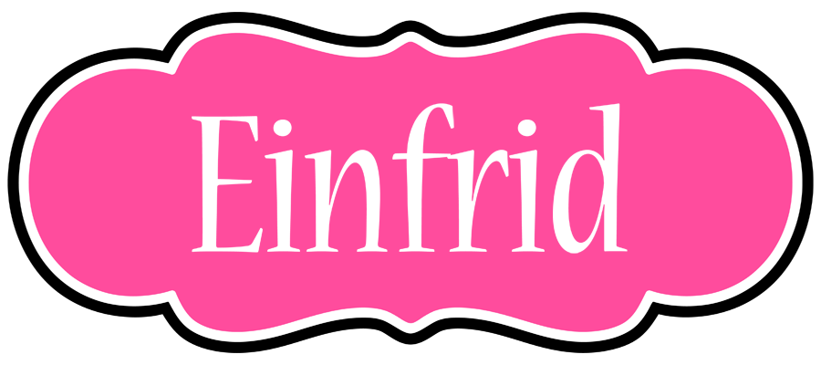 Einfrid invitation logo