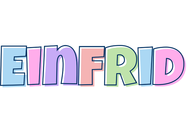 Einfrid pastel logo