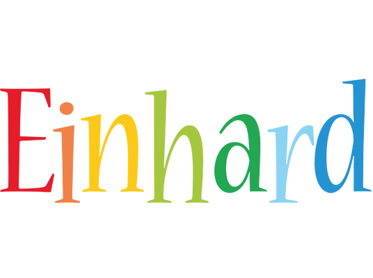 Einhard birthday logo