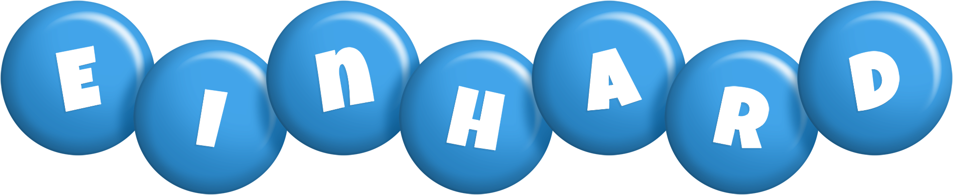 Einhard candy-blue logo
