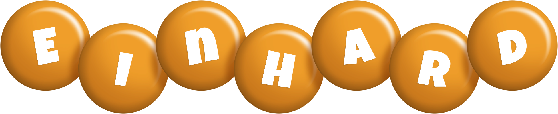 Einhard candy-orange logo