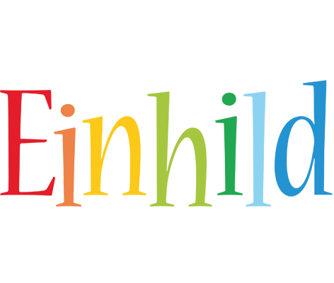 Einhild birthday logo