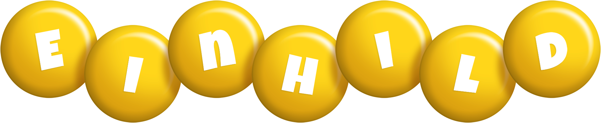 Einhild candy-yellow logo