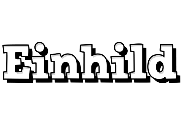 Einhild snowing logo
