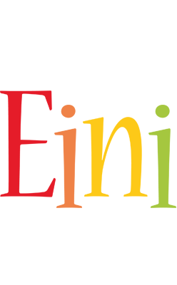 Eini birthday logo