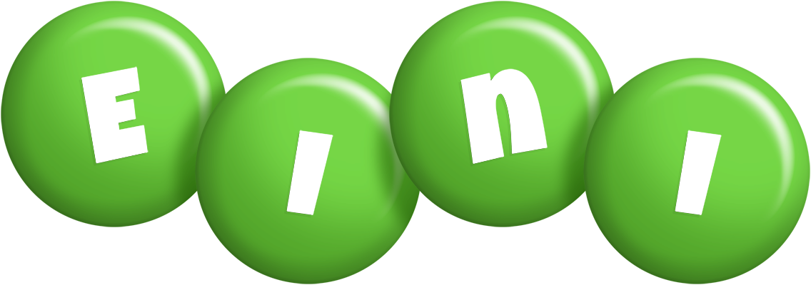 Eini candy-green logo